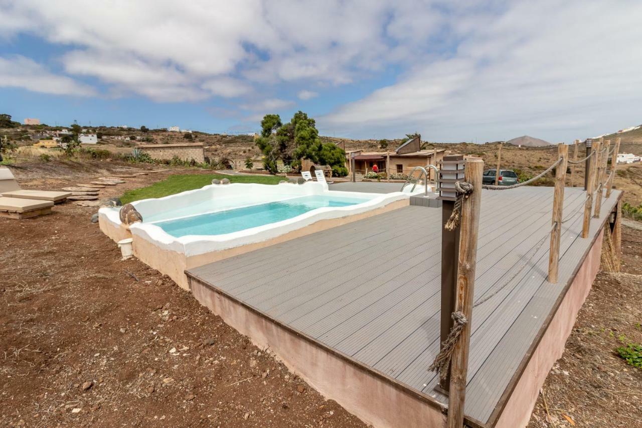 Flatguest Charming House + Pool + Terrace + Views Villa Santa Maria de Guia de Gran Canaria Exterior foto