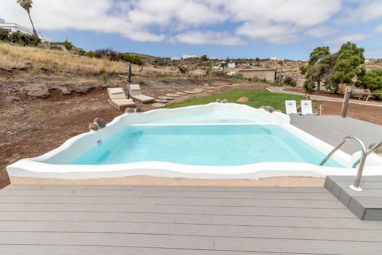 Flatguest Charming House + Pool + Terrace + Views Villa Santa Maria de Guia de Gran Canaria Exterior foto